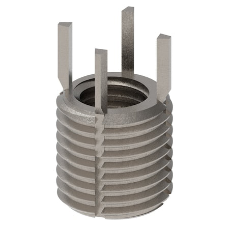 Key Locking Thread Insert, Thin Wall, 4 Keys, M10-1.50 Int Thrd Sz, M14-1.50 Ext Thrd Sz, 10 PK