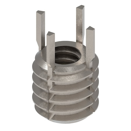 Key Locking Thread Insert, Thin Wall, 4 Keys, No. 10-24 Int Thrd Sz, 5/16"-18 Ext Thrd Sz, 10 PK