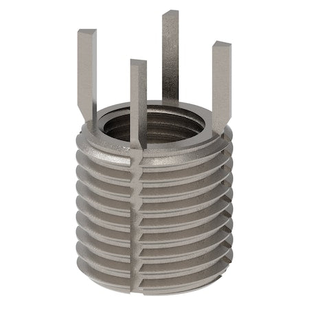 Key Locking Thread Insert, Heavy Wall, 4 Keys, 1/2"-20 Int Thrd Sz, 11/16"-11 Ext Thrd Sz, 10 PK