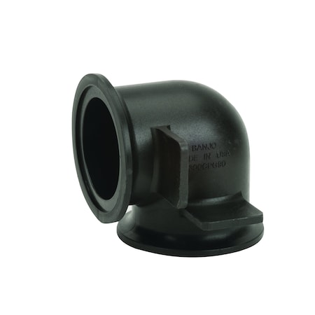 PP, 90 Elbow, 3 in, 3 in