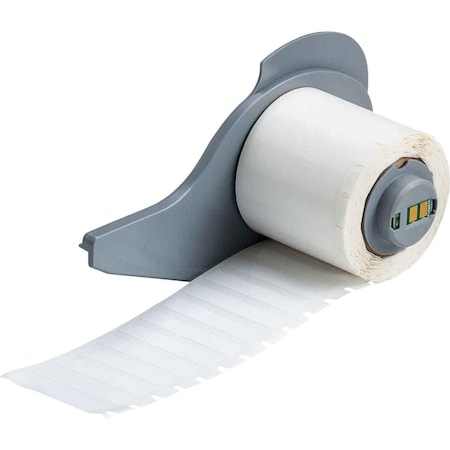 Pre-Cut Label Stock Roll, White, Gloss