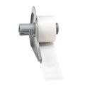 Wraparound Label, White, Vinyl, 1 in W