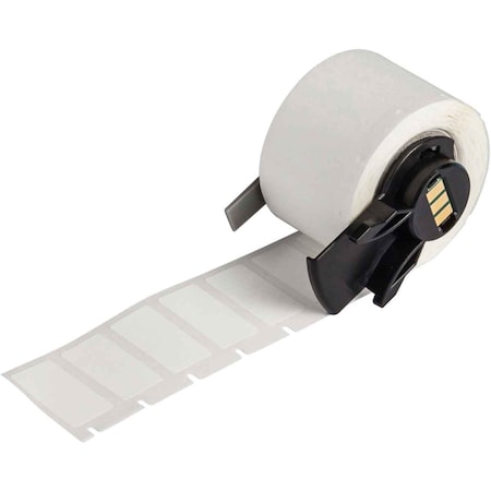 Pre-Cut Label Stock Roll, Clear, Gloss