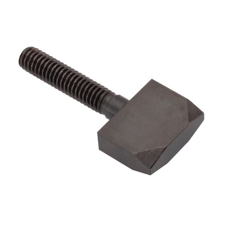Thumb Screw, 5/16"-18 Thread Size, Spade, Black Oxide Steel, 3/4 in Head Ht, 1 1/2 in Lg