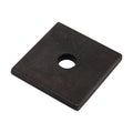 Square Washer, Fits Bolt Size 3/8 in ,Steel Black Oxide Finish