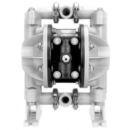 Diaphragm Pump, 1/4in NPT, PTFE, 13 gpm