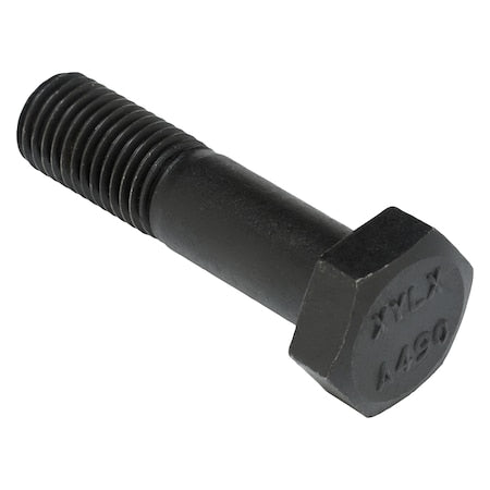 Grade A490, 7/8"-9 Structural Bolt, Plain Steel, 3 1/2 in L, 5 PK
