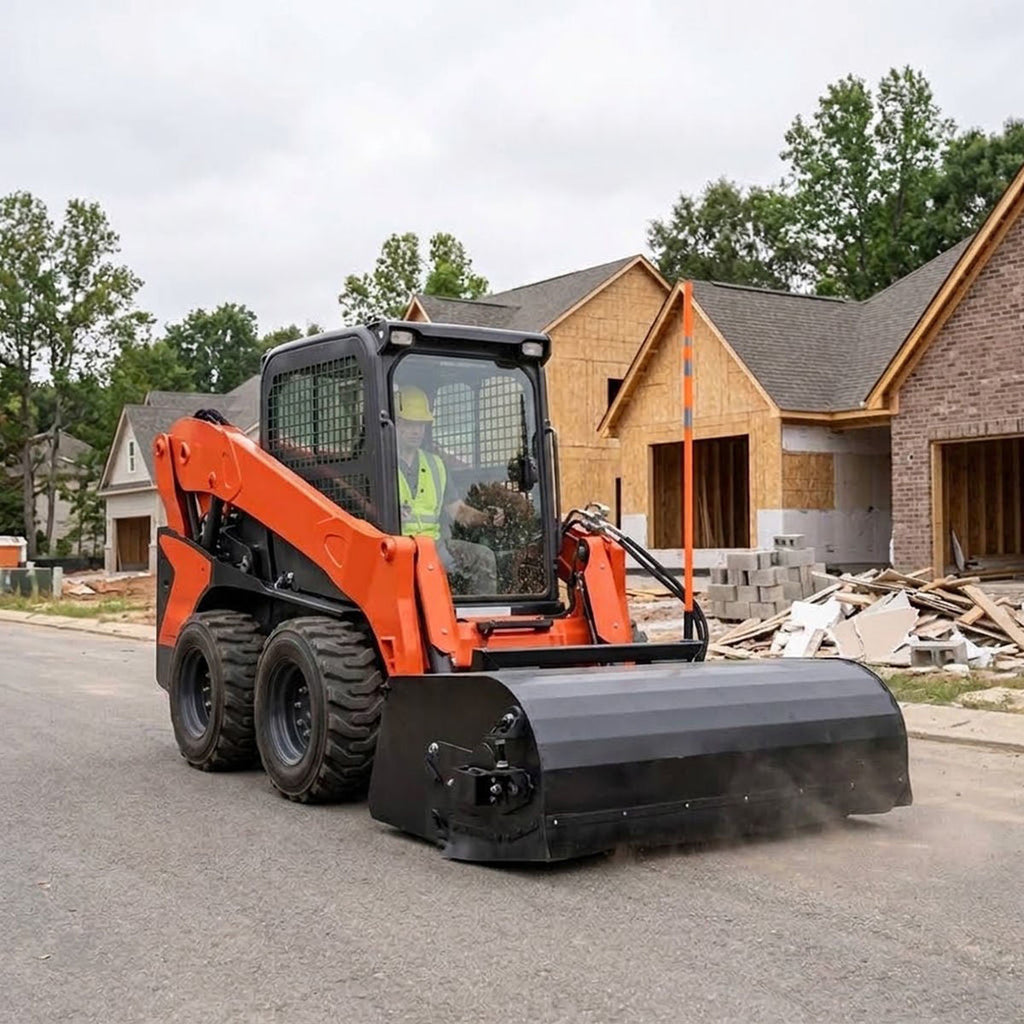 Greatbear Skid Steer 72" Rotary Broom