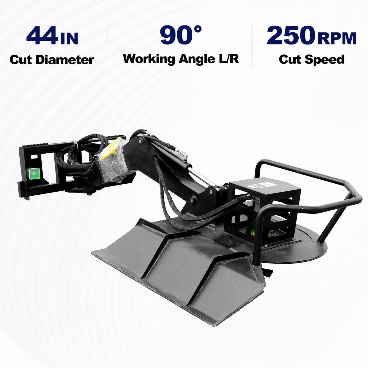 Greatbear Skid Steer Angle Brush Cutter