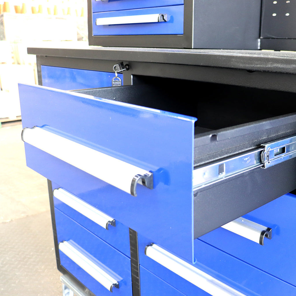 10ft Workbench Cabinet(30 Drawers, 2 Cabinets & 1 Pegboard)