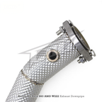 High Flow Catted Stainless Steel Downpipe for Mercedes Benz S560 S580 4.0T