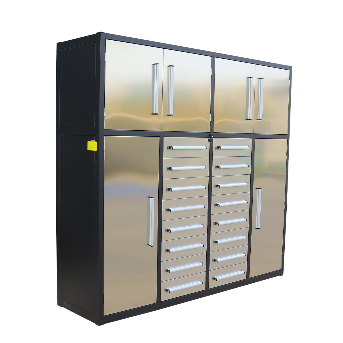 7ft Garage Storage Cabinet with 16 Drawers