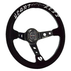 Heart 350mm Steering Wheel + Short Hub Adapter Kit For Mazda Miata RX-7 RX-8 MX-3 MX-6