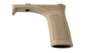 Hogue Hybrid Forend Grip |  For AR-15/M-16 |  OverMolded Material |  Cobblestone Finish |  Black |  Fits M-LOK