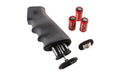 Hogue Overmolded Grip |  AR-15/M16 |  Rubber |  Finger Groove |  Storage Kit |  Black