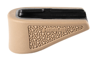 Hogue Grip Extension |  Magazine Base Pad |  Fits Glock 43 9MM 6 Round Magazine |  OverMolded Material |  Cobblestone Texture |  Flat Dark Earth