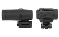 Holosun Technologies ARO and HM3X Magnifier -  Red Dot -  2 MOA Dot -  Fits 1913 Picatinny Rail -  1.63" Lower 1/3 Co-Witness Mount -  Black