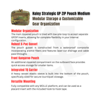 Haley Strategic GP ZIP Pouch Medium - Modular Admin Pouch w/ Integrated TQ Carrier