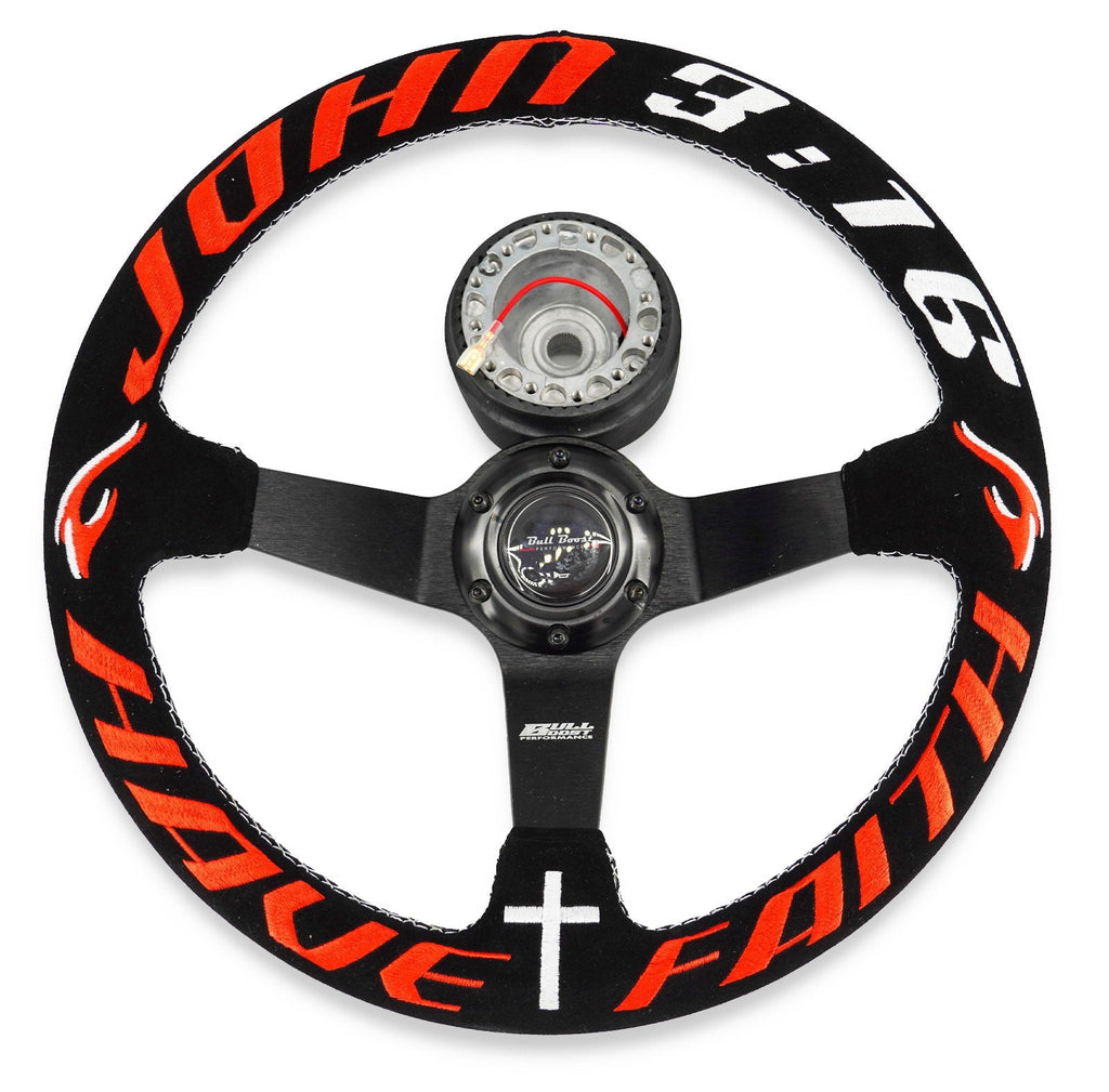 Have Faith Steering Wheel + Hub Adapter Kit For Toyota Pickup, Corolla, 4Runner, MR2, Camry