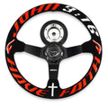 Have Faith Infiniti G35 G37 Suede 3"Deep Dish Steering Wheel + Quick Release Short Hub Adapter