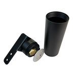 Universal Oil Catch Can Reservoir Tank Black Polish Baffled 7.5 oz Large