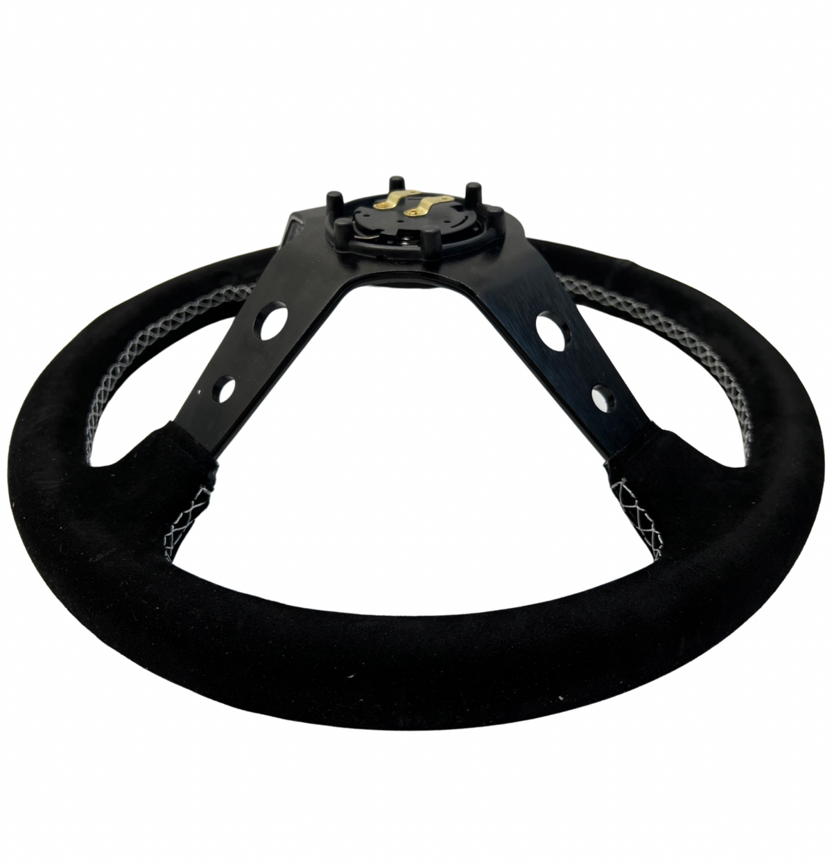 Suede Steering Wheel Short Hub Adapter Kit For Nissan Sentra Altima 200X S13 S14 SR20 KA24