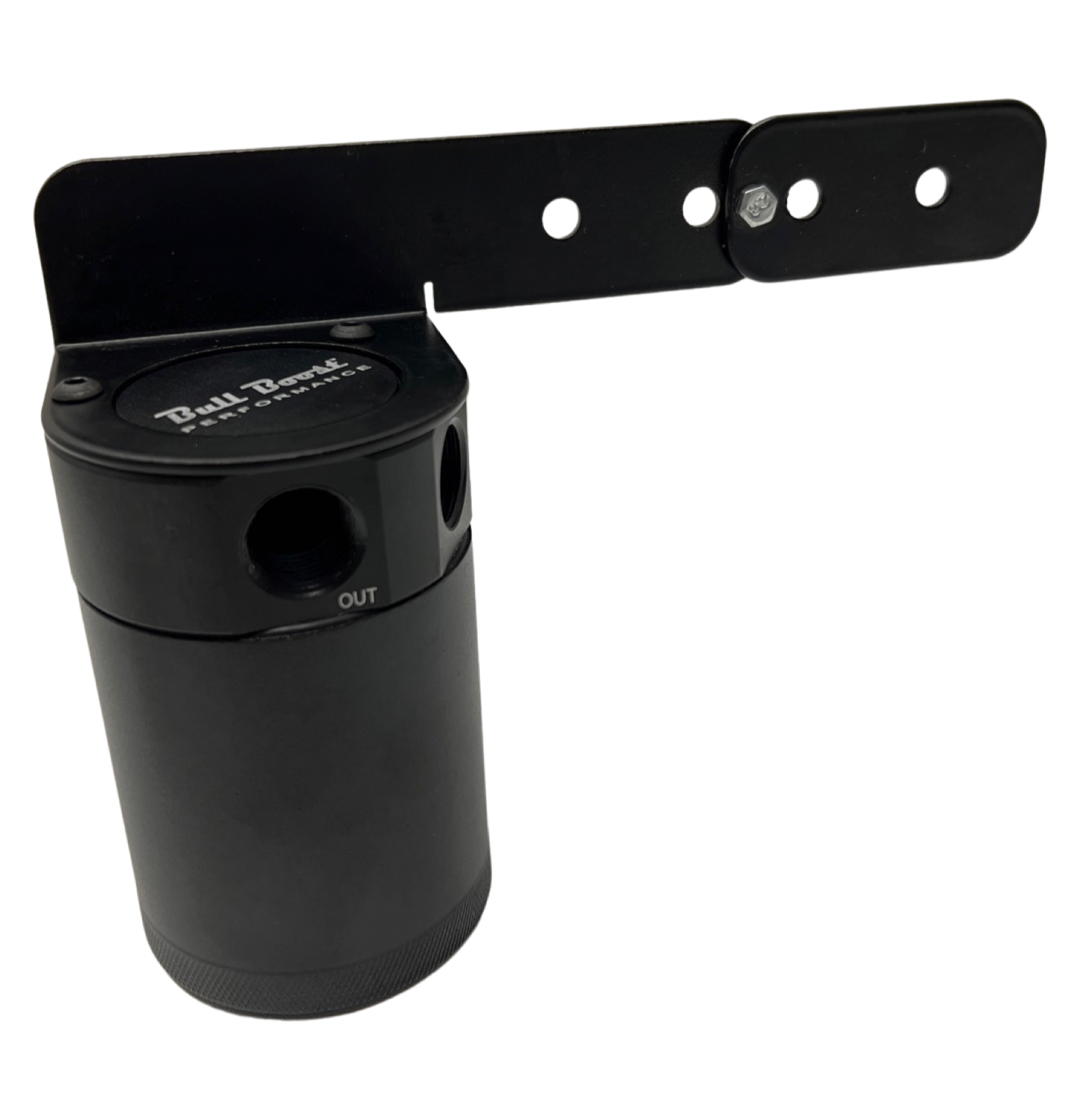 Universal Performance Oil Catch Can 2 Port -8AN + Mounting Bracket Kit Turbo V2
