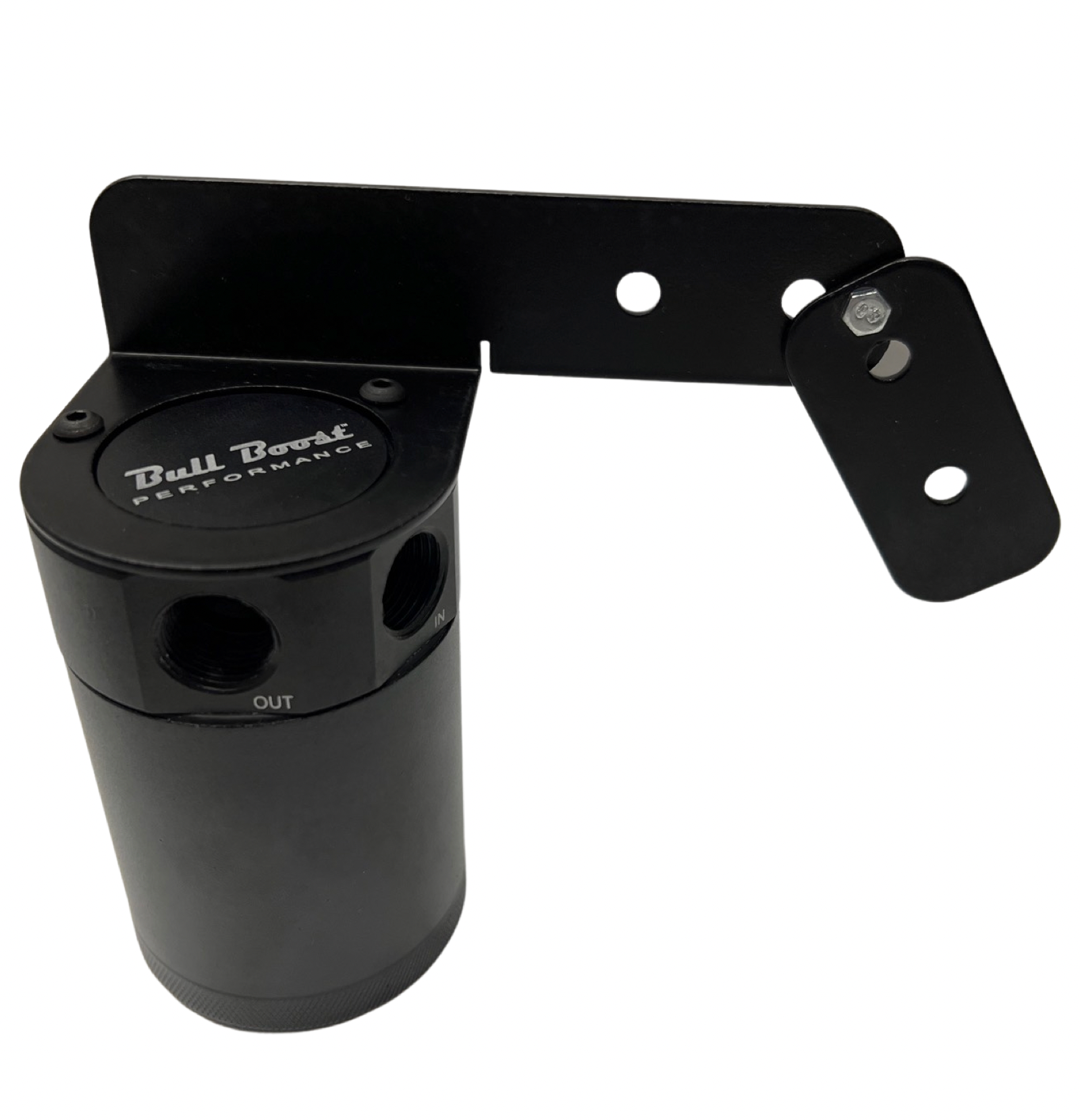 Universal Performance Oil Catch Can 2 Port -8AN + Mounting Bracket Kit Turbo V2