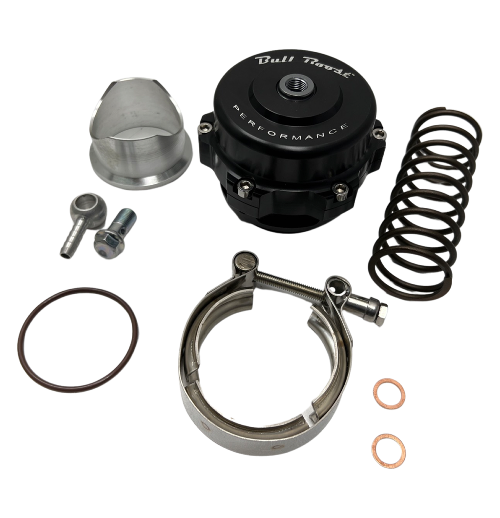 Q BV50 Stye BLACK 50mm Blow off Valve BOV 6PSI + 18PSI Springs PERFORMANCE