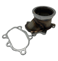 TD04 5 Bolt Turbo Down Pipe Flange 2.5" V Band Conversion Adapter For Subaru WRX