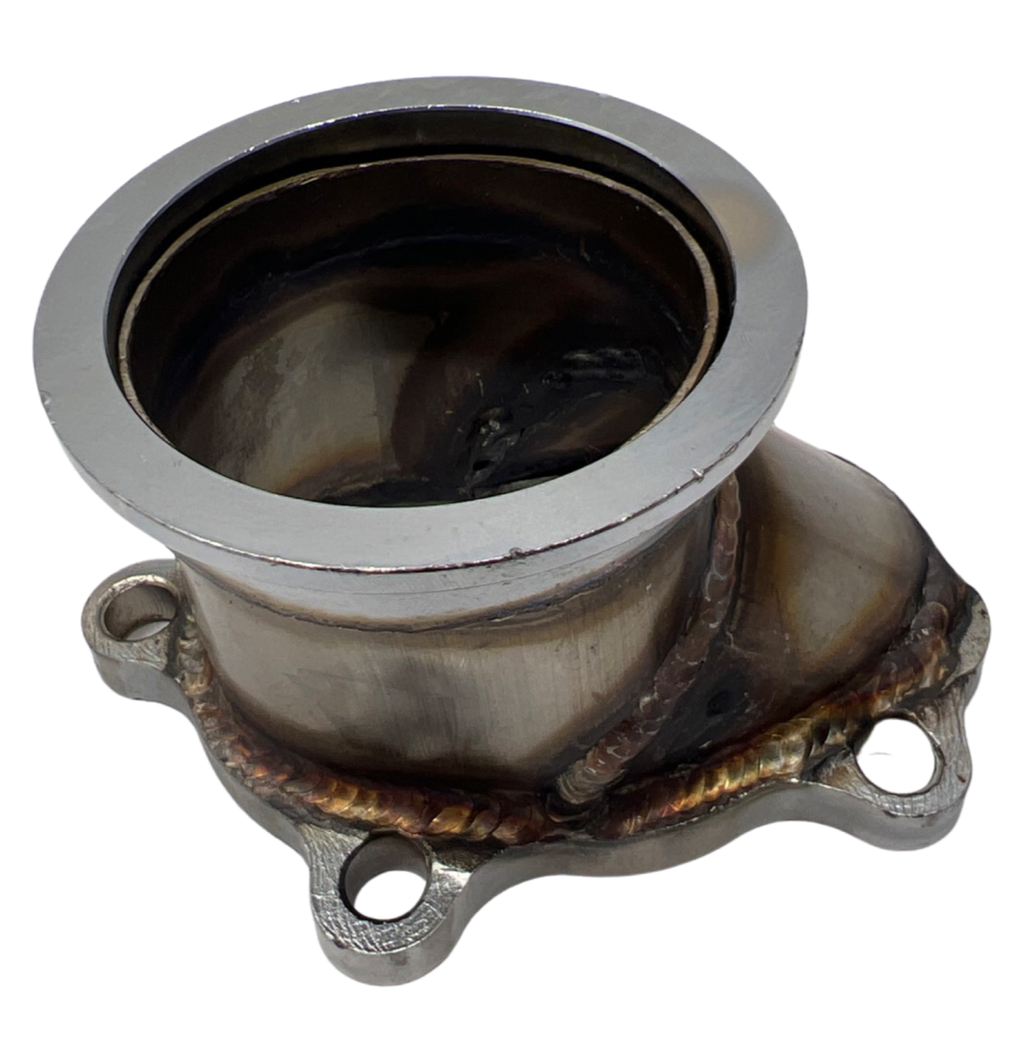 TD04 5 Bolt Turbo Down Pipe Flange 2.5" V Band Conversion Adapter For Subaru WRX