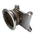 Fit T3 T4 Turbo Exhaust Down Pipe 5 Bolt Flange to 3 Inch 76mm V-Band Adapter