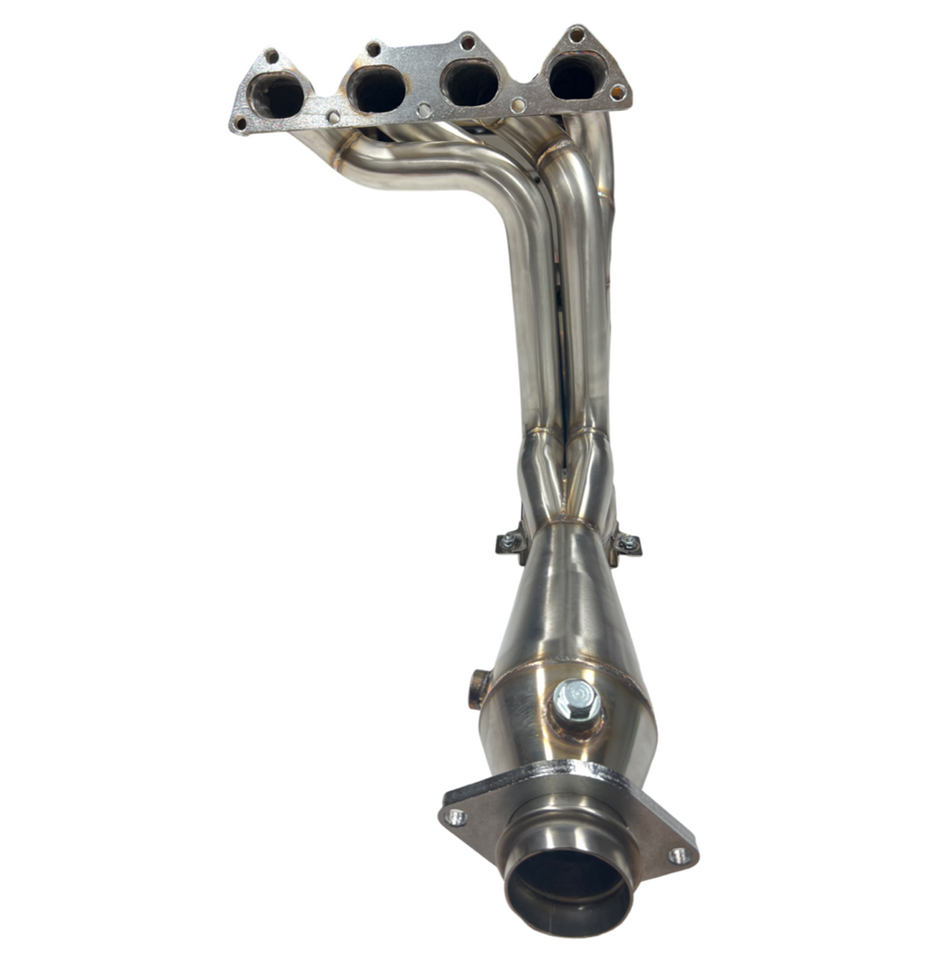B Series Megaphone Header 4-1 Collector RF V2 B16 B18 B20 RMF Skid Plate Pipe
