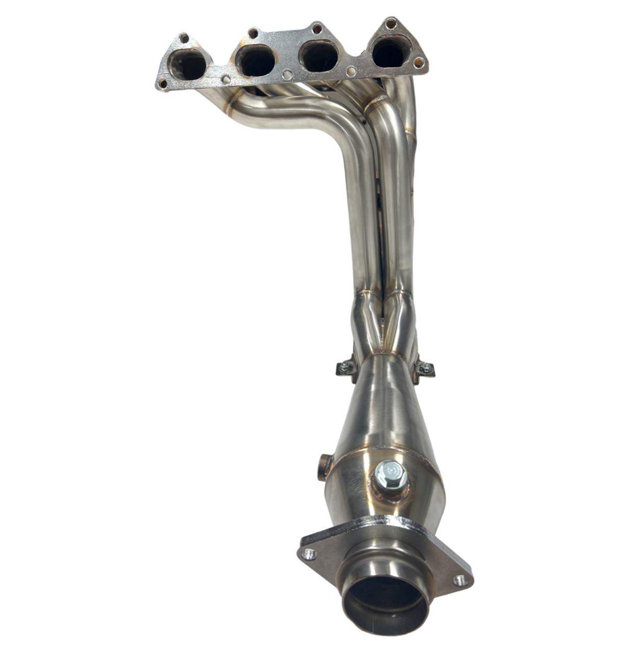 B Series Megaphone Header 4-1 Collector RF V2 B16 B18 B20 RMF Skid Plate Pipe
