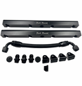 Z893 LS1 / LS6 -8AN high flow BLACK fuel rails w/ fittings & crossover hose for Corvette CTS Camaro