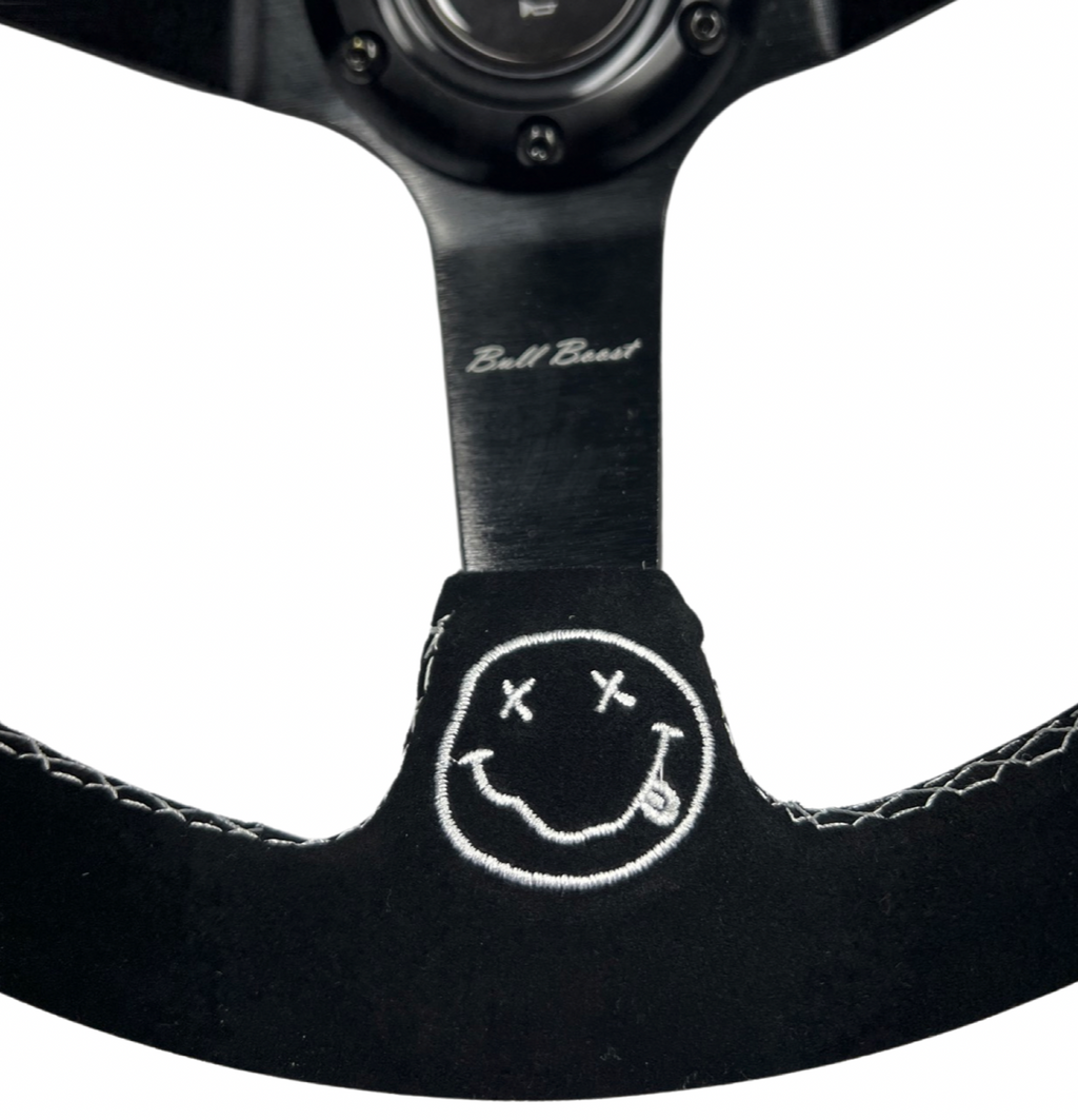 Deadboyz Suede Leather Steering Wheel Hub Adapter Kit For Impreza WRX Legacy