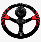 Japan 350mm Steering Wheel + Short Hub Adapter Kit For Mazda Miata RX-7 RX-8 MX-3 MX-6