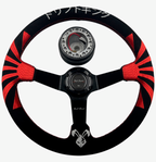 Rising Sun Suede Leather Steering Wheel Hub Adapter Kit For Impreza WRX Legacy