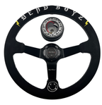 Deadboyz Suede Leather Steering Wheel Hub Adapter Kit For Impreza WRX Legacy