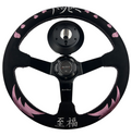 Street Bliss Heart 350mm Steering Wheel + Short Hub Adapter Kit For Mustang Focus Fiesta Mazda