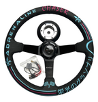 Leather 350mm Steering Wheel Quick Release Short HUB Adapter For Nissan 350Z 370Z G35 G37 Sentra