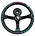 Leather 350mm Suede Steering Wheel Hub Kit For 01-06 BMW 320 325 328 330 M3 Z4 E90 Mini Cooper E46H