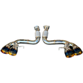 Catback Exhaust for 20-24 Chevrolet Corvette C8 Burnt Tips 6.2L V8 Mandrel 304SS