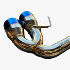 Catback Exhaust for 20-24 Chevrolet Corvette C8 Burnt Tips 6.2L V8 Mandrel 304SS