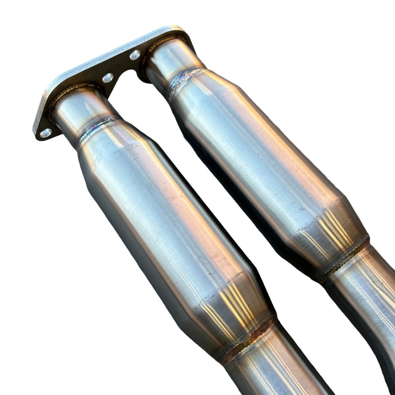 Stainless Full Catback Exhaust Muffler For BMW 335i E90 E92 07-10 N54 Polished