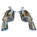 Stainless Full Catback Exhaust Muffler For BMW 335i E90 E92 07-10 N54 Polished