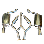 3" Stainless Dual Catback Exhaust Muffler For 92-00 SC300 SC 300 Soarer