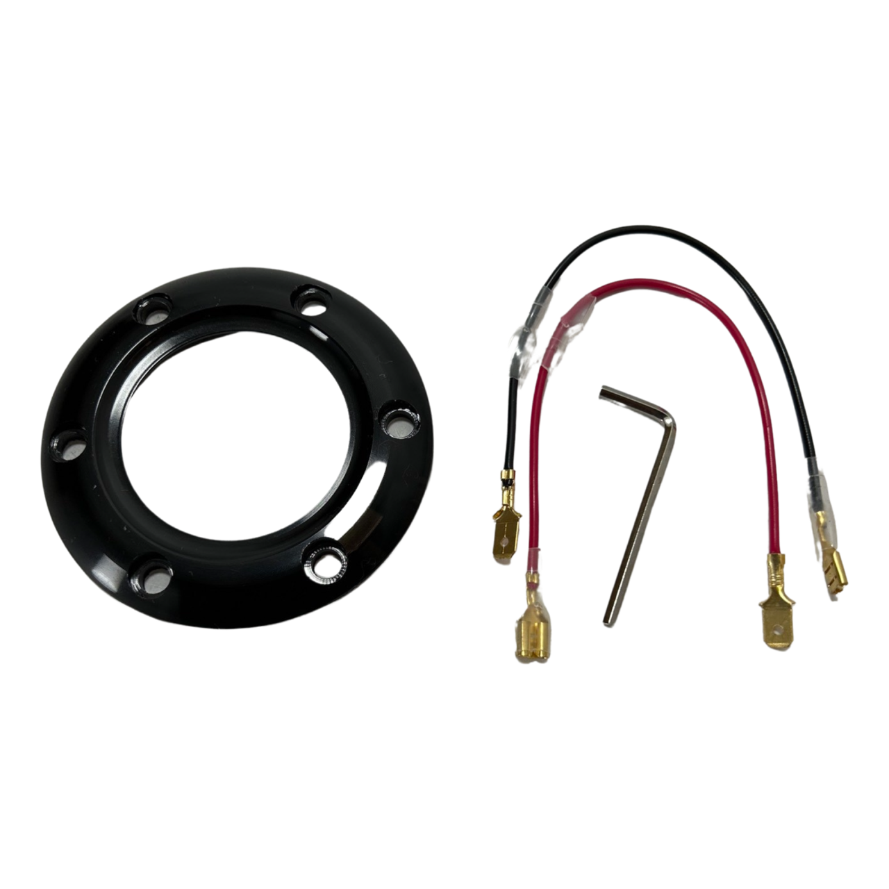 Quadro Style Steering Wheel + Short Hub Adapter Kit For Mustang Focus Fiesta Mazda