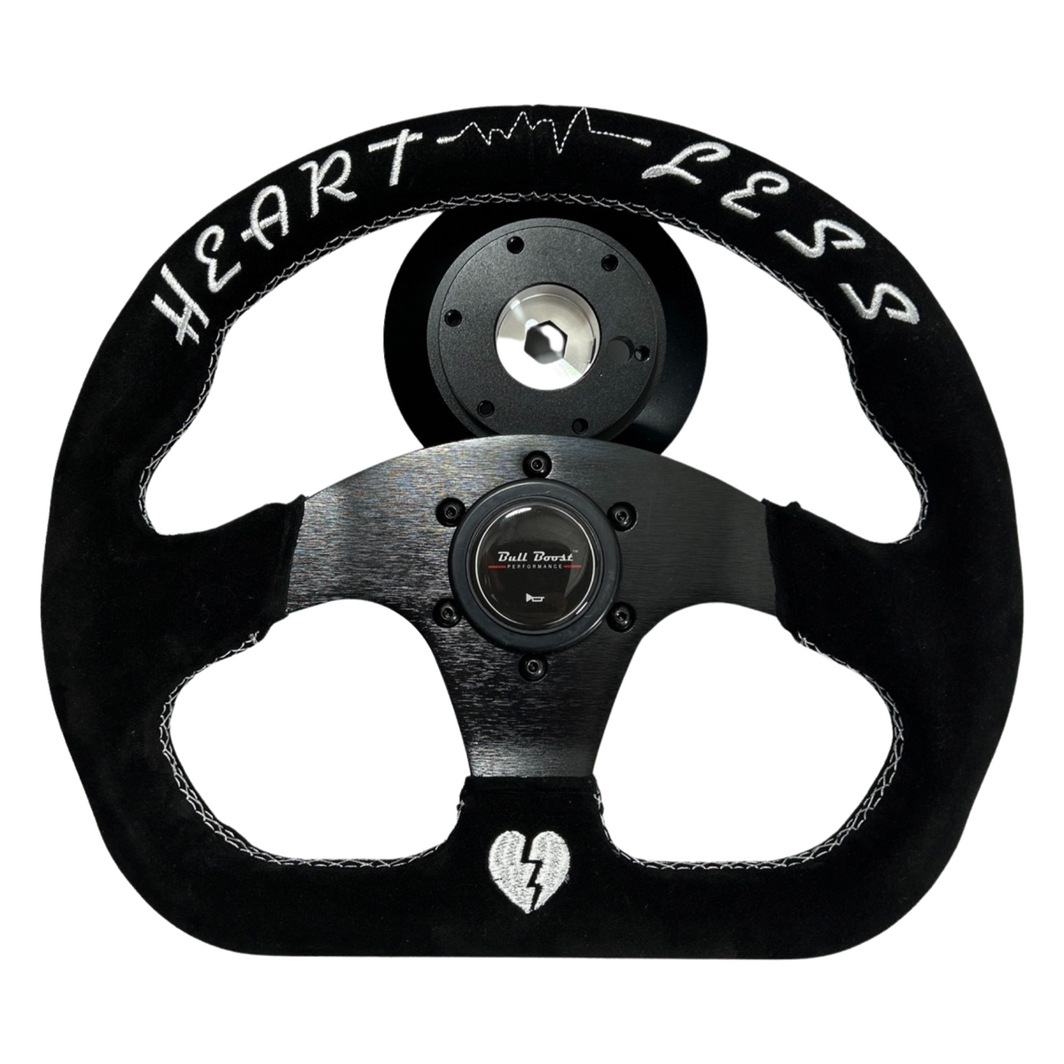 Quadro Style Steering Wheel + Short Hub Adapter Kit For Ford F 150 350 450
