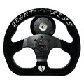 Quadro Style Steering Wheel + Short Hub Adapter Kit For Mustang Focus Fiesta Mazda